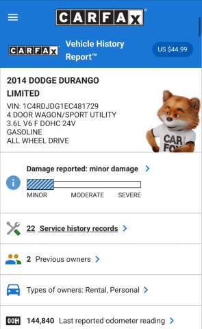 2014 Dodge Durango Limited