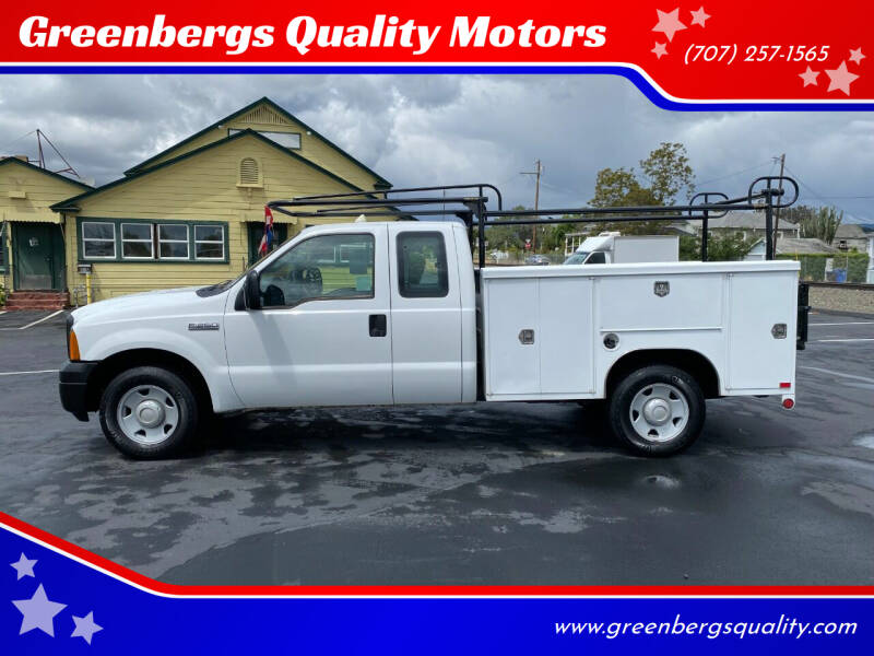 2005 Ford F-250 Super Duty for sale at Greenbergs Quality Motors in Napa CA