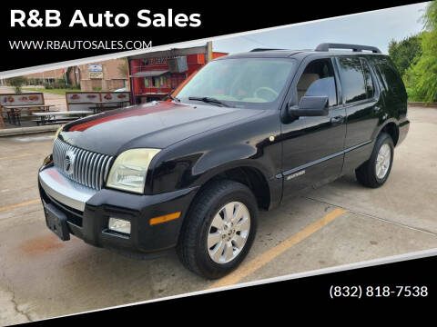 2008 Mercury Mountaineer for sale at R&B Auto Sales in Houston TX