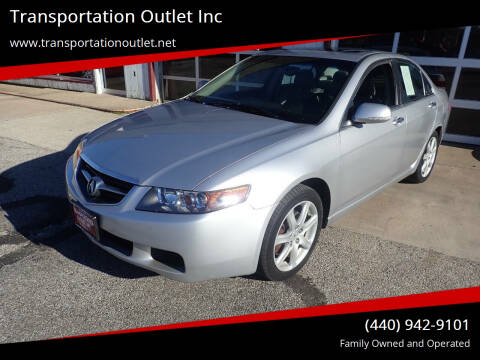 2004 Acura TSX for sale at Transportation Outlet Inc in Eastlake OH