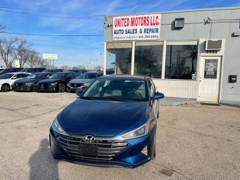 2019 Hyundai Elantra for sale at United Motors LLC in Saint Francis WI