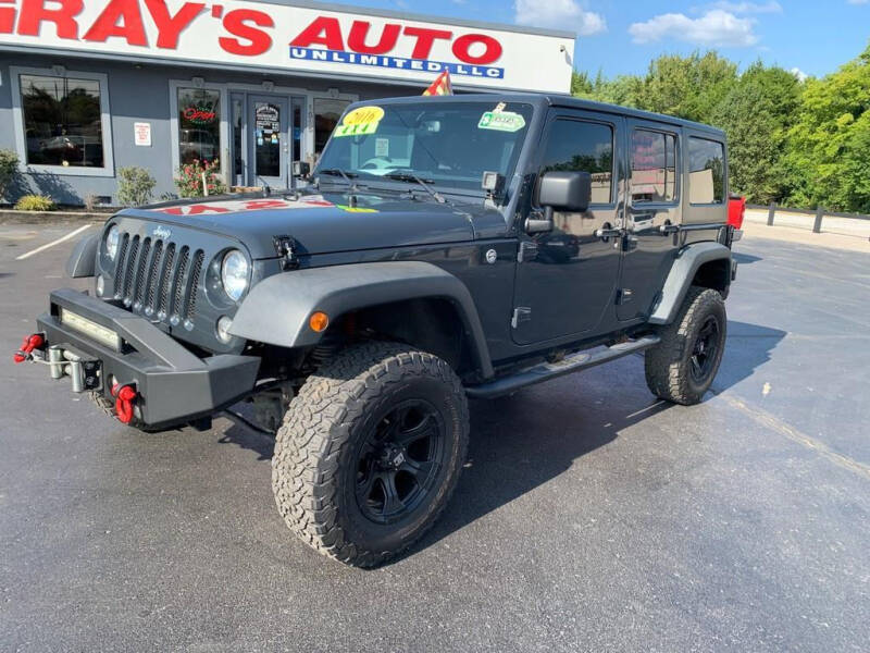 2016 Jeep Wrangler Unlimited for sale at GRAY'S AUTO UNLIMITED, LLC. in Lebanon TN