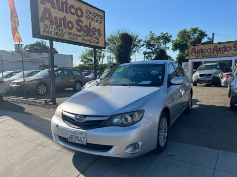 2010 Subaru Impreza for sale at AUTCO AUTO SALES in Fresno CA