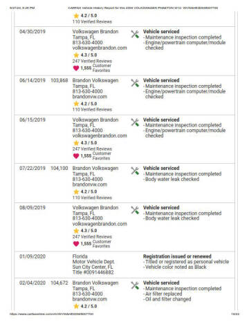 2004 Volkswagen Phaeton Premiere Edition W12