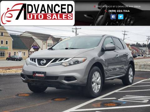 2012 Nissan Murano for sale at Advanced Auto Sales in Dracut MA