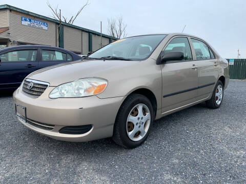 2007 Toyota Corolla for sale at E's Wheels Auto Sales in Fort Edward NY