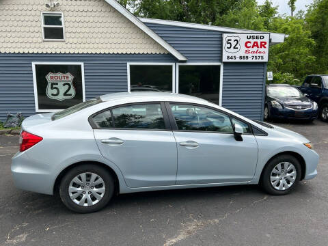 2012 Honda Civic for sale at 52 Used Car and Truck Sales in Hopewell Junction NY