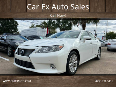 2014 Lexus ES 300h for sale at Car Ex Auto Sales in Houston TX