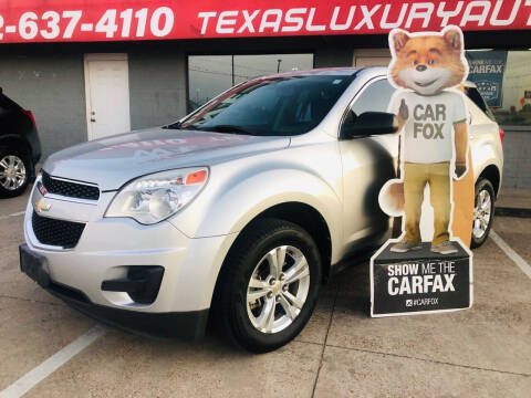 2011 Chevrolet Equinox for sale at Texas Luxury Auto in Cedar Hill TX