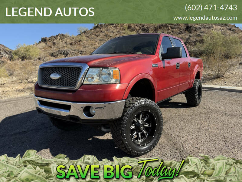 2007 Ford F-150 for sale at LEGEND AUTOS in Phoenix AZ