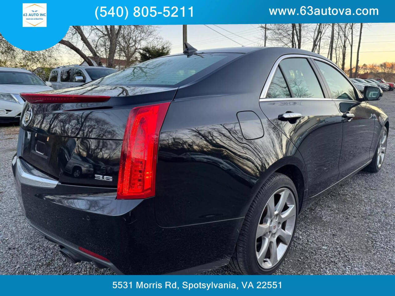 2013 Cadillac ATS for sale at 63 Auto Inc in Spotsylvania, VA