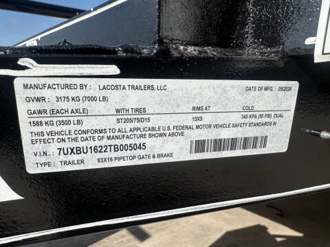 2026 La Costa Utility