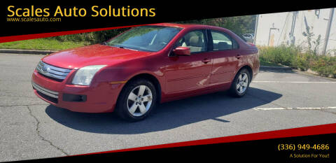 2008 Ford Fusion for sale at Scales Auto Solutions in Madison NC