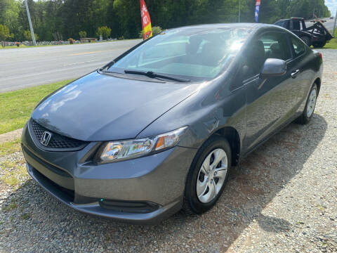 2013 Honda Civic for sale at Triple B Auto Sales in Siler City NC