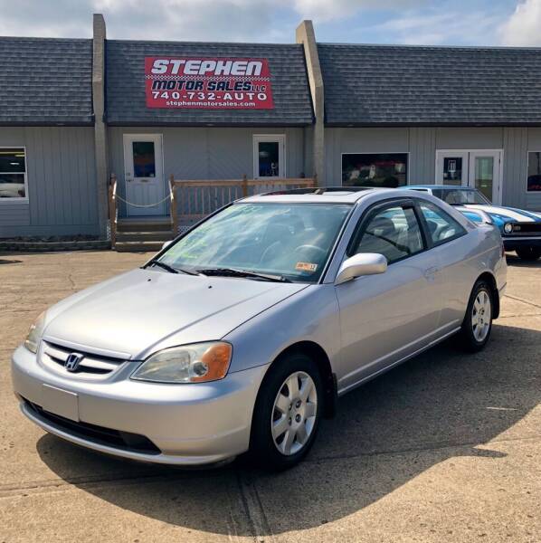 2001 Honda Civic for sale at Stephen Motor Sales LLC in Caldwell OH
