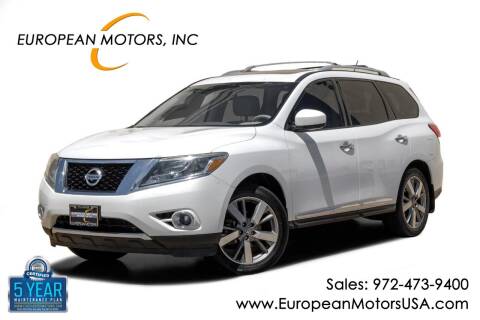2013 Nissan Pathfinder for sale at European Motors Inc in Plano TX