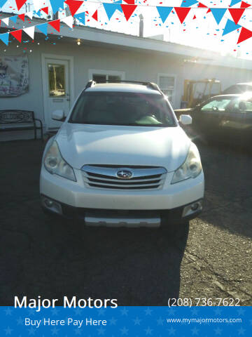 2010 Subaru Outback for sale at Major Motors in Twin Falls ID