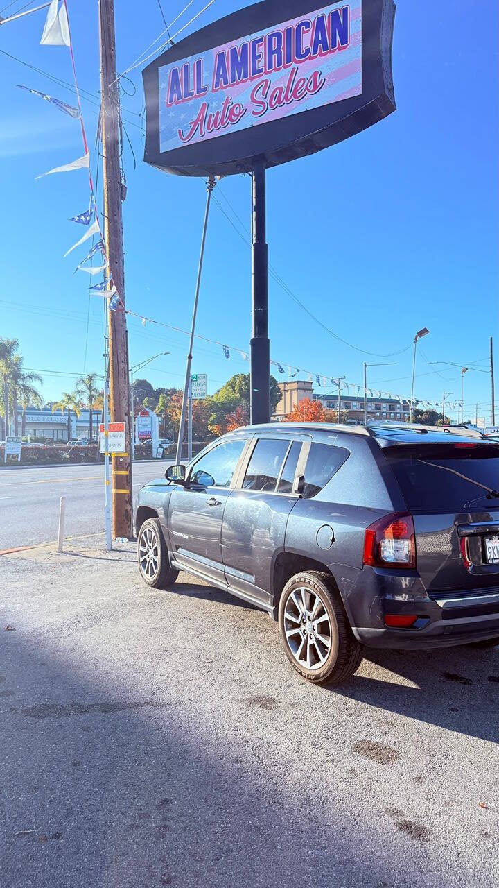 2015 Jeep Compass for sale at ALL AMERICAN AUTO SALES in San Mateo, CA