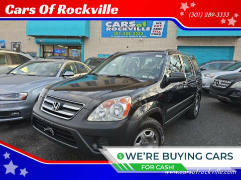 2005 Honda CR-V for sale at Cars Of Rockville in Rockville MD