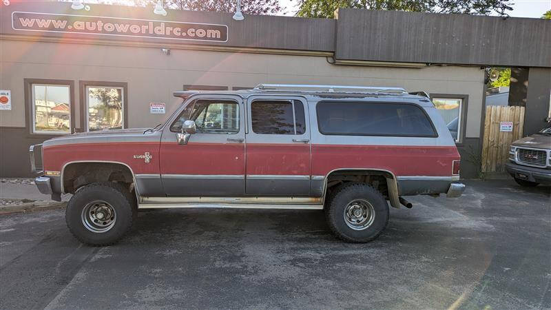 1987 Chevrolet Suburban for sale at AUTO WORLD AUTO SALES in Rapid City SD