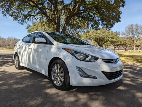 2016 Hyundai Elantra for sale at Crypto Autos of Tx in San Antonio TX