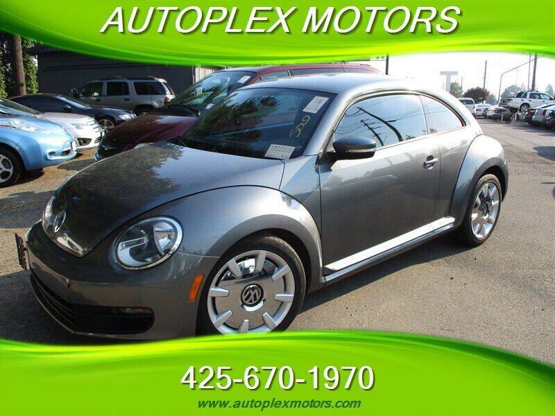 2012 Volkswagen Beetle for sale at Autoplex Motors in Lynnwood WA