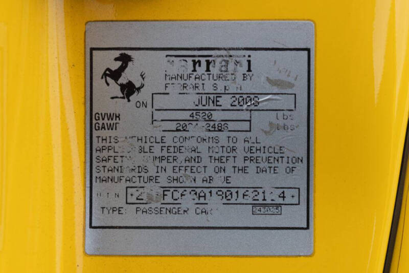 2008 Ferrari 599 GTB Fiorano