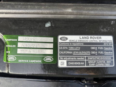 2012 Land Rover Range Rover Sport HSE LUX