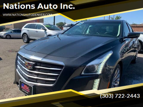 2016 Cadillac CTS for sale at Nations Auto Inc. in Denver CO