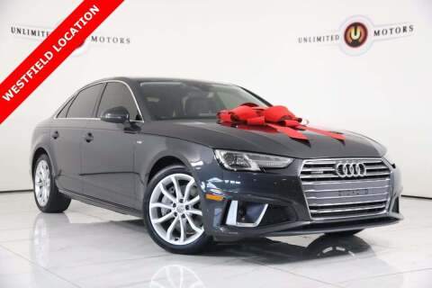 2019 Audi A4 for sale at INDY'S UNLIMITED MOTORS - UNLIMITED MOTORS in Westfield IN