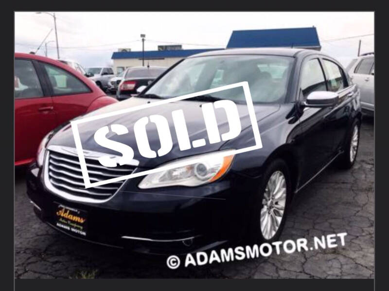 2012 Chrysler 200 for sale at Adams Motors in Price UT