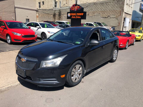 2012 Chevrolet Cruze for sale at STEEL TOWN PRE OWNED AUTO SALES in Weirton WV