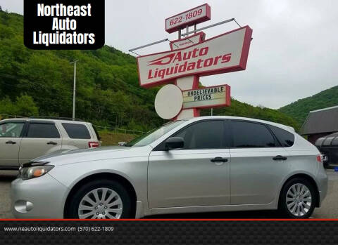 2008 Subaru Impreza for sale at Northeast Auto Liquidators in Pottsville PA