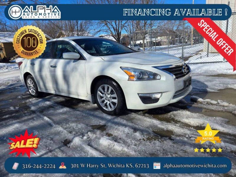 2013 Nissan Altima for sale at ALPHA AUTOMOTIVE LLC in Wichita KS