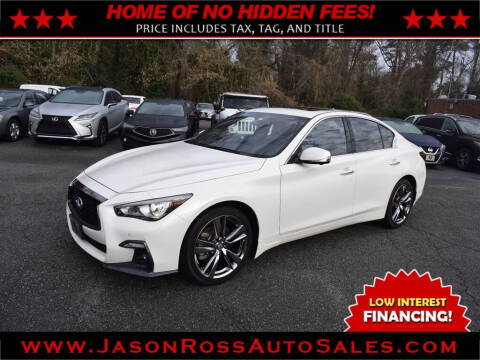 2021 Infiniti Q50 for sale at Jason Ross Auto Sales in Burlington NC