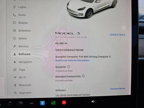 2020 Tesla Model 3 Standard Range Plus