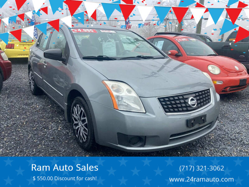 2007 Nissan Sentra for sale at Ram Auto Sales in Gettysburg PA