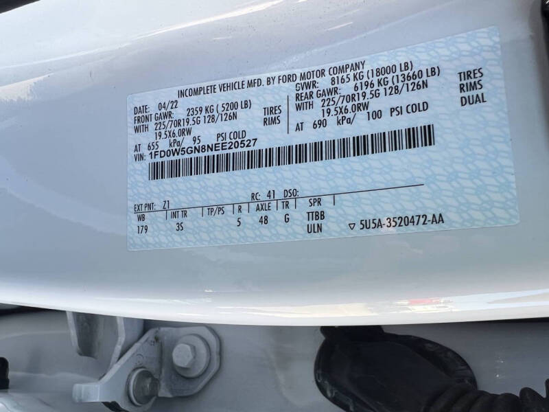 2022 Ford F-550 Super Duty