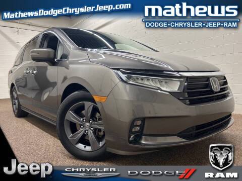 2021 Honda Odyssey for sale at MATHEWS DODGE INC in Marion OH