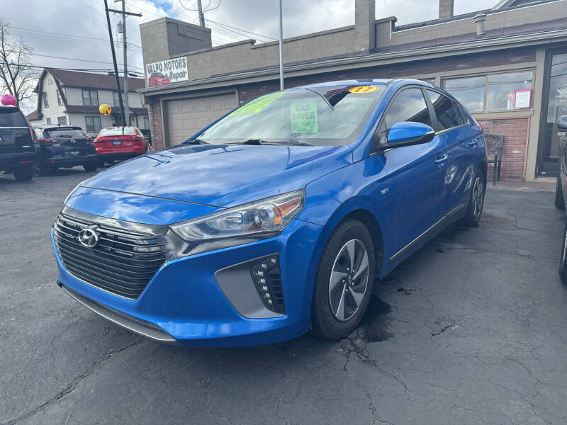 Used 2017 Hyundai Ioniq SEL with VIN KMHC75LC0HU020793 for sale in Valparaiso, IN