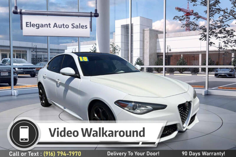 2018 Alfa Romeo Giulia For Sale In Sacramento, CA