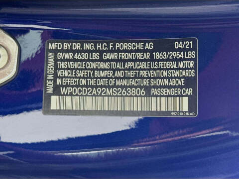 2021 Porsche 911 Turbo