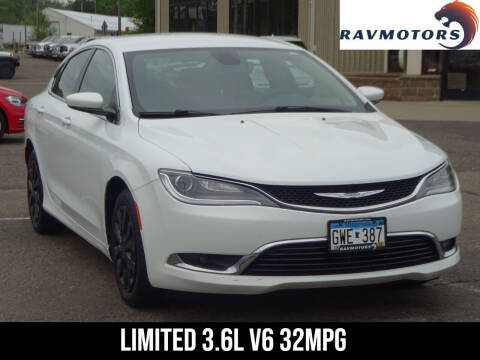 2015 Chrysler 200 for sale at RAVMOTORS - CRYSTAL in Crystal MN