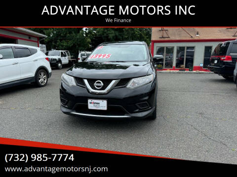 2015 Nissan Rogue for sale at ADVANTAGE MOTORS INC in Edison NJ