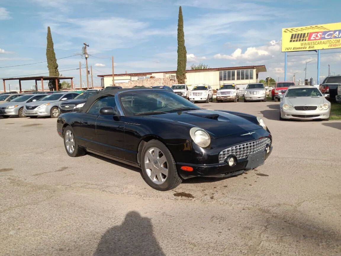 Black 2003 Ford Thunderbird Deluxe Convertible Deluxe 2dr Convertible 2