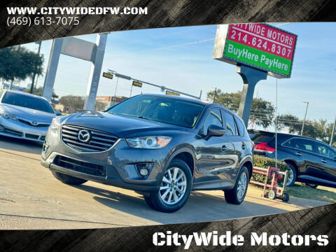 2016 Mazda CX-5 for sale at CityWide Motors in Garland TX