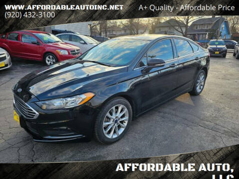 2017 Ford Fusion for sale at AFFORDABLE AUTO, LLC in Green Bay WI