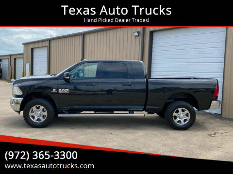 2016 RAM Ram Pickup 2500 for sale at Texas Auto Trucks in Wylie TX