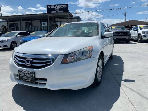 2012 Honda Accord for sale at Velascos Used Car Sales in Hermiston OR