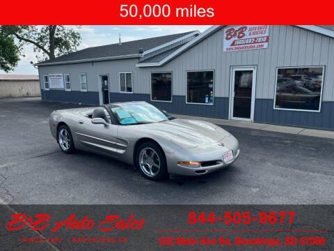 1999 Chevrolet Corvette for sale at B & B Auto Sales in Brookings SD